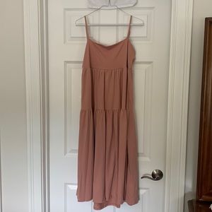 Jcrew tie back midi dress